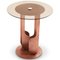 Burnished Copper and Bronze Drop Side Table by Egg Designs 2