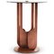 Burnished Copper and Bronze Drop Side Table by Egg Designs 6