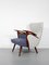 Light Gray & Blue Dutch Lounge Chair, Image 2