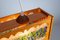 Hängelampe aus Teak und Glas, 1960er 7