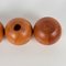 Spherical Pearwood Candleholders attributed to Bottega Ghianda for Hermès, 1970s, Set of 4, Image 11
