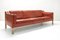Model 2213 Three-Seater Sofa in Leather by Børge Mogensen for Fredericia Stolefabrik, 1960s, Image 1