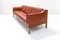 Model 2213 Three-Seater Sofa in Leather by Børge Mogensen for Fredericia Stolefabrik, 1960s, Image 2