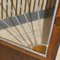 Kleine Art Deco Vitrine mit Eichentüren und Bleiglasfenstern 12