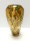 Große Vase aus Muranoglas in Gelb & Grün mit Aventurin, Fratelli Toso zugeschrieben, 1960er 1
