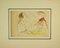 Mino Maccari, Figures, Watercolor, 1945 1