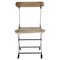 Silla plegable de madera y metal, Imagen 3