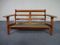 GE 290 Teak 2-Seater Sofa by Hans J. Wegner for Getama, 1960s, Image 15