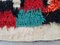 Tapis Azilal Berbère Vintage en Laine Naturelle et Coton Multicolore, Maroc, 1982 12