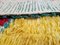 Tapis Azilal Berbère Vintage en Laine Naturelle et Coton Multicolore, Maroc, 1982 11