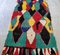 Tapis Azilal Berbère Vintage en Laine Naturelle et Coton Multicolore, Maroc, 1982 2
