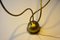 Italienische Vintage Stehlampe aus gehämmertem Messing von Tommaso Barbi, 1970er 11