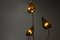 Vintage Italian Leaf Floor Lamp in Hammered Brass by Tommaso Barbi, 1970s, Image 16