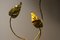 Vintage Italian Leaf Floor Lamp in Hammered Brass by Tommaso Barbi, 1970s, Image 8