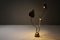 Vintage Italian Leaf Floor Lamp in Hammered Brass by Tommaso Barbi, 1970s, Image 3