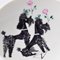 Hand-Painted Porcelain Poodle Plate by Lis Müller for Rosenthal, 1960s 2