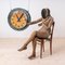 Antique Train Station Wall Clock from Brillie, 1920s 7