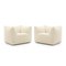 Set of White Bouclé Le Bambole Armchairs by Mario Bellini for B&b Italia / C&b Italia, 1972 1