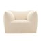 Set of White Bouclé Le Bambole Armchairs by Mario Bellini for B&b Italia / C&b Italia, 1972 3