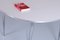 Super Ellipse White Dining Table by Bruno Mathsson and Piet Hein for Fritz Hansen, 1986, Image 4