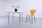 Super Ellipse White Dining Table by Bruno Mathsson and Piet Hein for Fritz Hansen, 1986, Image 5