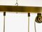 Lampada a sospensione Art Déco in ottone pieno, anni '30, Immagine 11