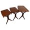 Teak Nesting Tables by Johannes Andersen for CFC Silkeborg, 1960s, Set of 3, Image 1