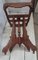 Walnut Table with Marble Top and Wheels from Eastlake, Late 19th Century 6