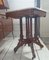 Walnut Table with Marble Top and Wheels from Eastlake, Late 19th Century, Image 4