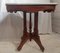 Walnut Table with Marble Top and Wheels from Eastlake, Late 19th Century, Image 2