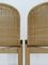 Vintage Oak and Wicker Chairs by Luciano Bertoncini for Bellato, 1970s, Set of 6, Image 13