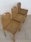Vintage Oak and Wicker Chairs by Luciano Bertoncini for Bellato, 1970s, Set of 6, Image 10