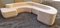 Vintage Lara Sofa in Weißem Bouclé von Roberto Pamio für Stilwood, 1970er, 2er Set 5