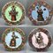 Four Seasons Decorative Plates by Versace for Rosenthal, 1990s, Set of 4, Image 1