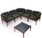 Universe Seating Group by Kai Kristiansen for Magnus Olesen, 1950s, Set of 6 8