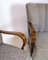 Juego de sillones de madera oscura con tapicería floral, años 60, Imagen 4