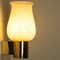 Opaline Glass Wall Lights attributed to Glashütte Limburg, 1960s, Set of 2 12