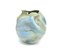 Vase Vintage Sculptural Fait Main Vert Irisé et Bleu en Faïence, Italie, 1960s 4