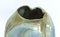 Vase Vintage Sculptural Fait Main Vert Irisé et Bleu en Faïence, Italie, 1960s 5