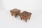 Set of Vintage French Art Deco Poufs, 1930 5
