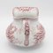 Antique Floral Terre De Fer Pitcher from St. Amand, France, 1890s 6