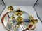 Vintage Brass Triple Wall Lamp, 1970s 9