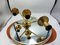 Vintage Brass Triple Wall Lamp, 1970s 2