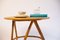 Table d'Appoint Vintage en Bambou et Rotin 1