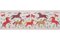Uzbek Suzani Animal Cotton Tablecloth, 19th Century Bukhara Wall Hanging Decor - Cotton Horse Runner 18 X 49 4