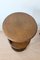 Mesa auxiliar vintage de madera torneada, años 70, Imagen 3