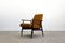 Mid-Century Armchair in Goldenrod Velvet by Henryk Lis, 1967 4