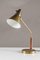 Lámpara de escritorio escandinava de latón de AB E. Hansson & Co, años 40, Imagen 2