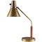Scandinavian Desk Lamp in Brass from AB E. Hansson & Co, 1940s 1