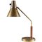 Scandinavian Desk Lamp in Brass from AB E. Hansson & Co, 1940s, Image 1